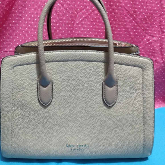 Kate Spade New York  Knott Pebble Leather Satchel  Crossbody Purse Handbag NWT!! - Picture 3 of 4